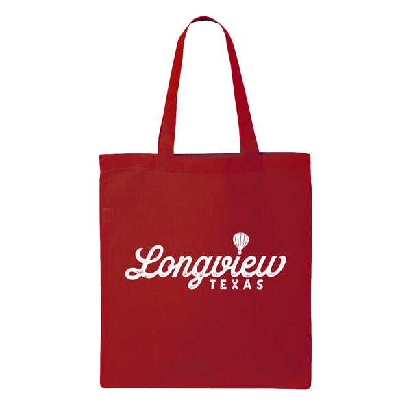 Longview Texas - Script Tote Bag