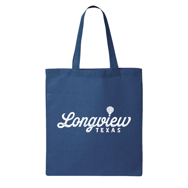 Longview Texas - Script Tote Bag