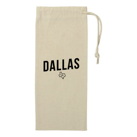 Dallas-Bold Drawstring Wine Bag