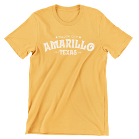 Amarillo Texas T-shirt - Yellow City