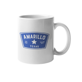 Amarillo Texas Mug - Badge