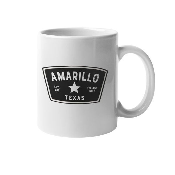 Amarillo Texas Mug - Badge