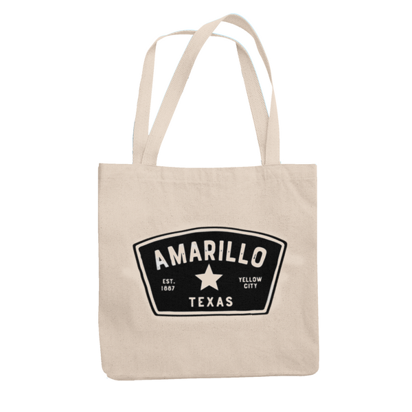 Amarillo Texas Tote Bag - Badge