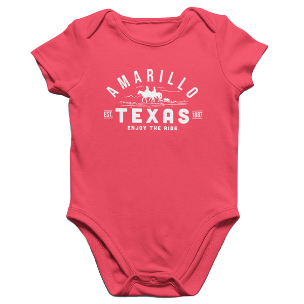 Amarillo Texas Infant Onesie - Enjoy the Ride