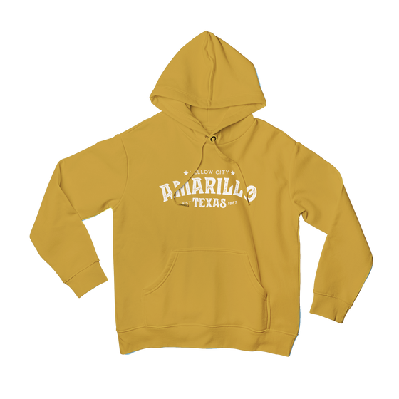 Yellow clickbait hoodie sales