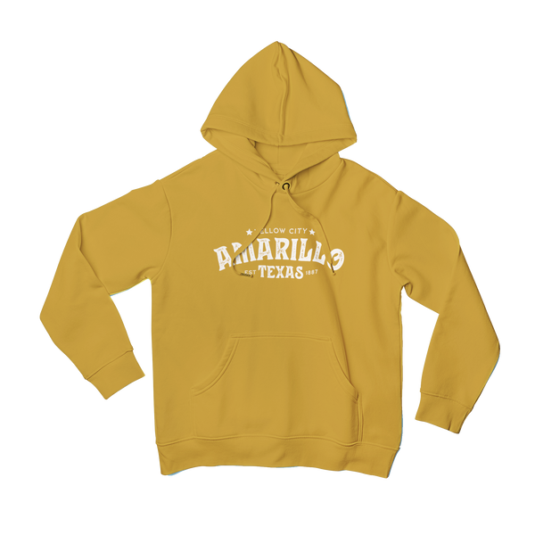 Amarillo Texas Hoodie - Yellow City