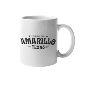 Amarillo Texas Mug - Yellow City