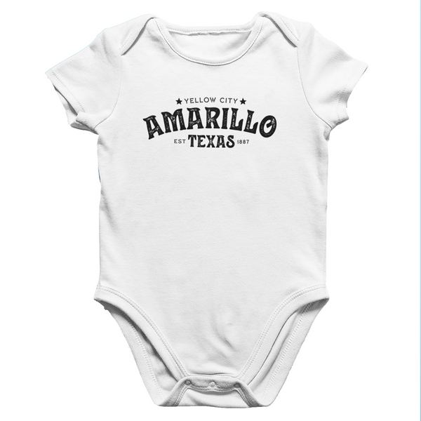 Amarillo Texas Infant Onesie - Yellow City