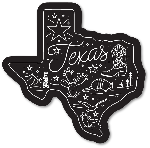Around Texas Decal