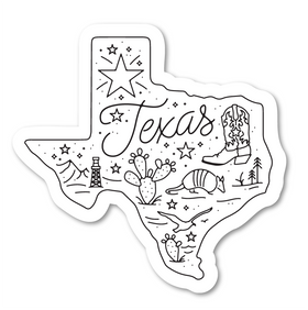 Around Texas Decal