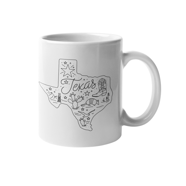 Around Texas Mug