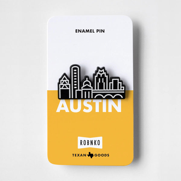 Austin Texas Skyline Pin