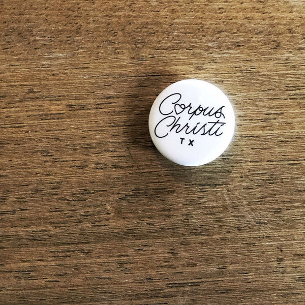 Corpus Christi Heart Button