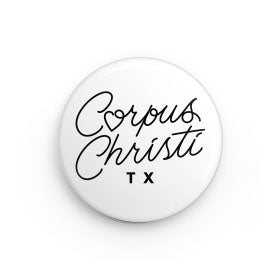 Corpus Christi Heart Button
