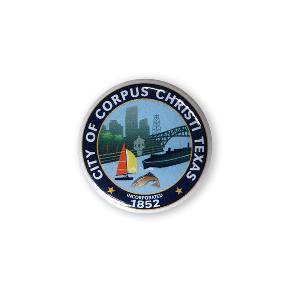 Corpus Christi City Pin