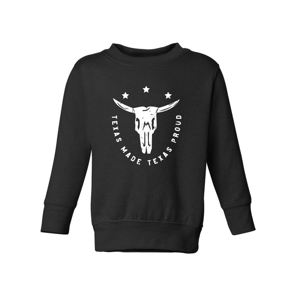 Texas Skull Toddler Sweatshirt