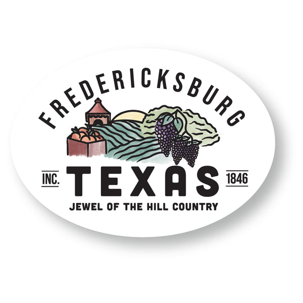 Fredericksburg Texas Decal