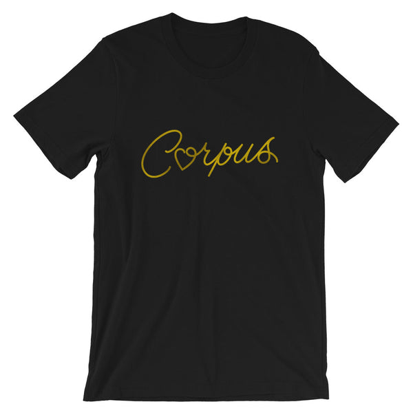 Corpus Heart T-Shirt - Metallic Gold