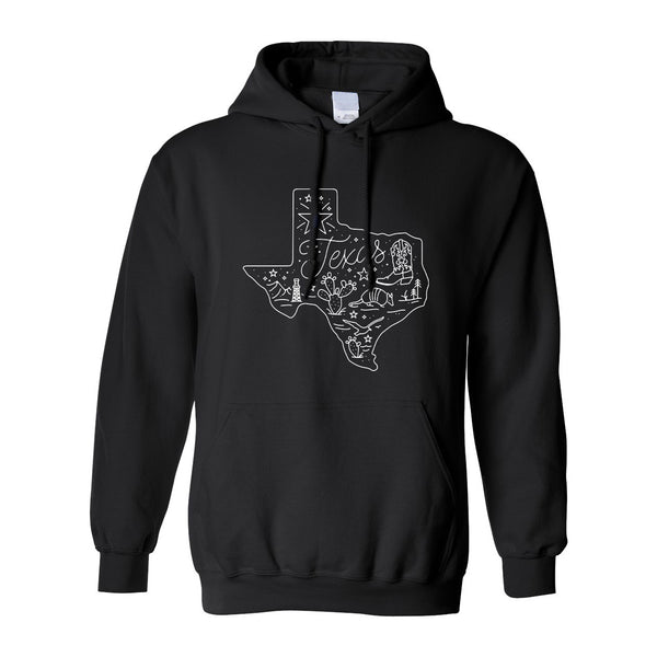 Around Texas Hoodie