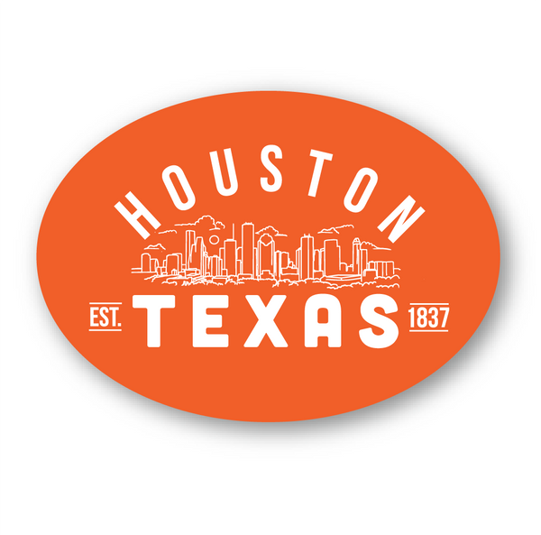 Houston Texas Decal
