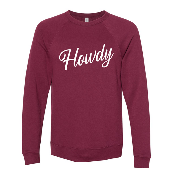 Howdy Script Sweatshirt - LUXE