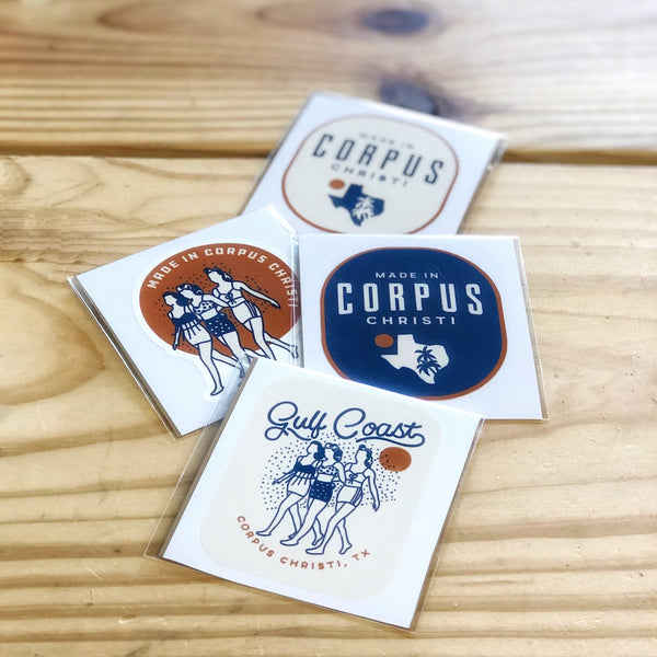 Made in Corpus Christi Girls Decal/Sticker