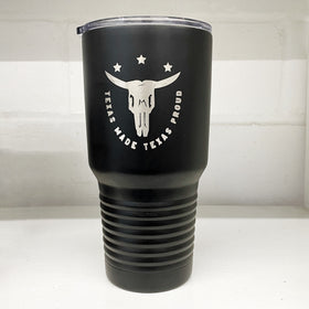 Texas Skull Insulated Tumbler - 30oz