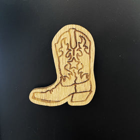 Wooden Texas Magnets