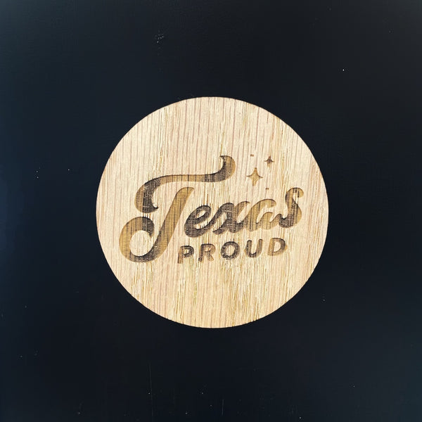 Wooden Texas Magnets