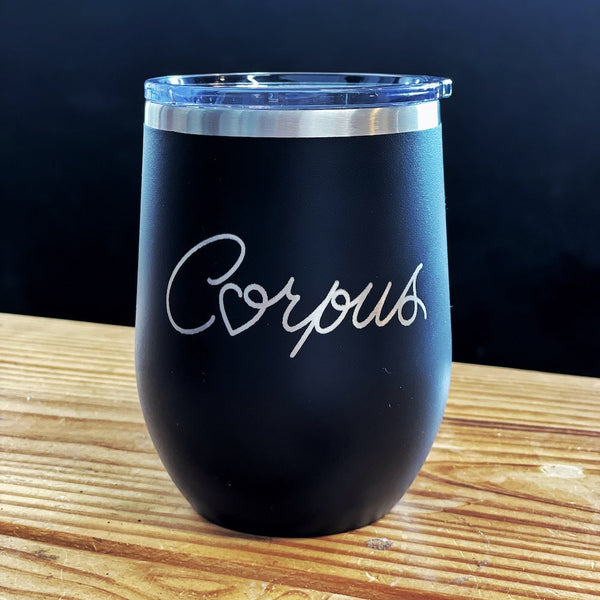 Wine Tumbler - Corpus Heart