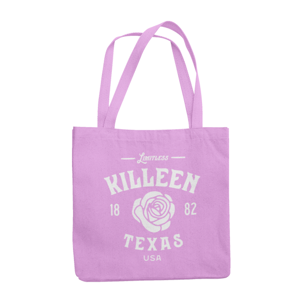 Killeen Texas Tote Bag -Rose