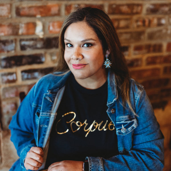 Corpus Heart T-Shirt - Metallic Gold