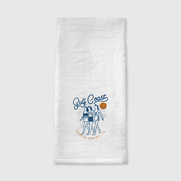 Gulf Coast Girls Dish Towel