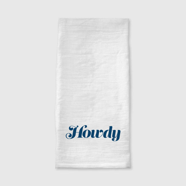 Howdy Dish Towel