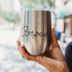 Wine Tumbler - Corpus Heart