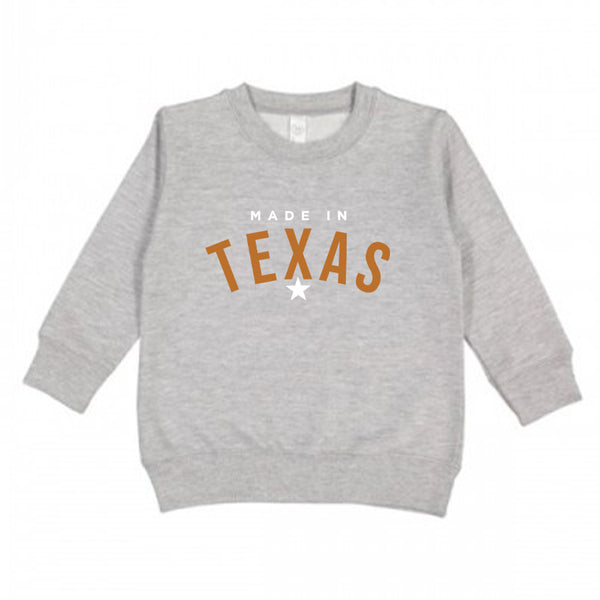 Made In Texas Toddler Sweatshirt