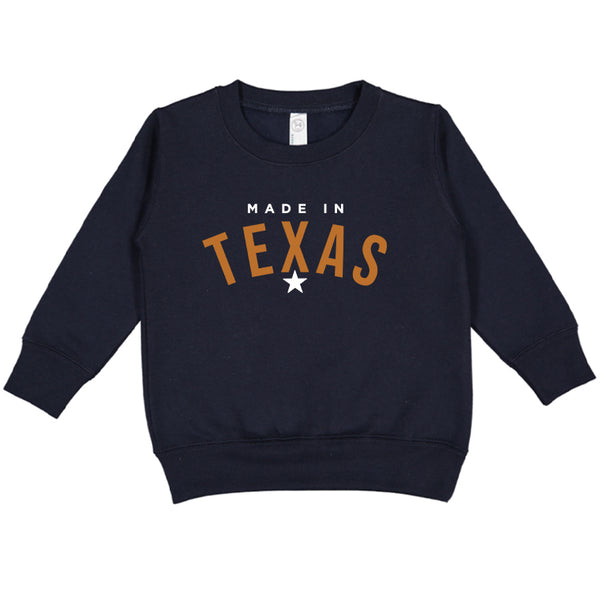 Made In Texas Toddler Sweatshirt