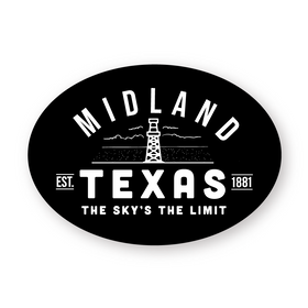 Midland Texas Decal