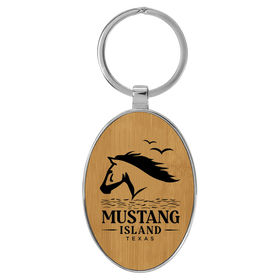 Mustang Island Key Tag