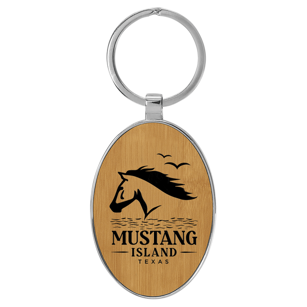 Mustang Island Key Tag