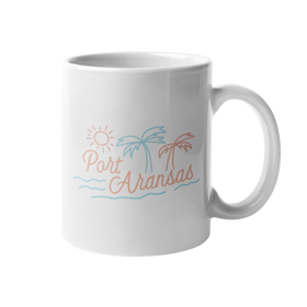 Port Aransas Texas Mug - Sun