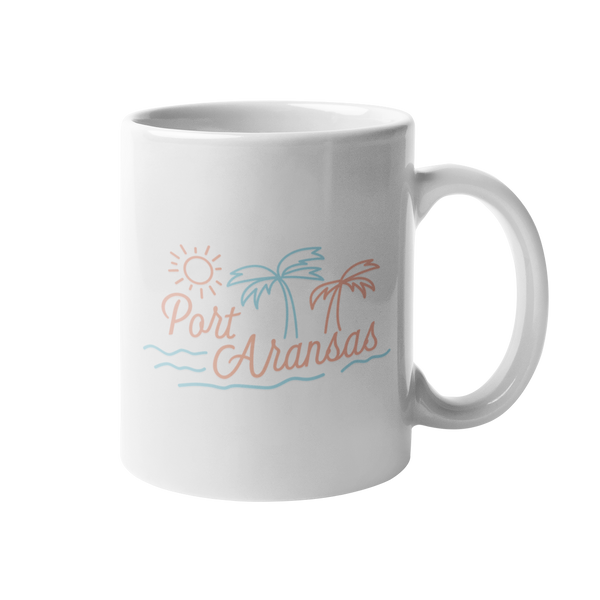 Port Aransas Texas Mug - Sun