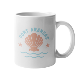 Port Aransas Texas Mug - Shell