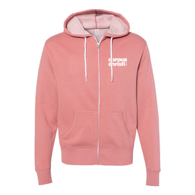 Retro CC Logo Zip Front Hoodie