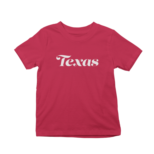 Texas Toddler Retro Type T-shirt