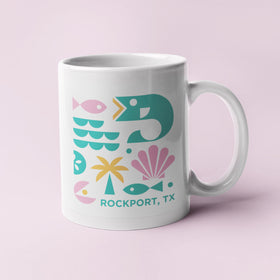 Rockport Texas Icons Mug