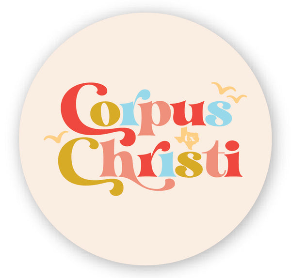 Metal Corpus Christi Magnets