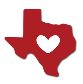 Heart of Texas Decal