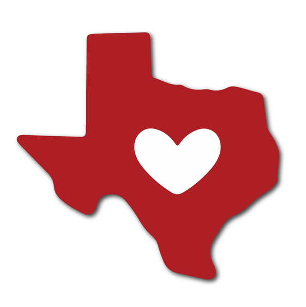 Heart of Texas Decal