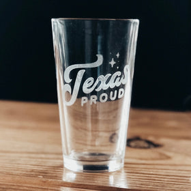 Texas Proud Pint Glass